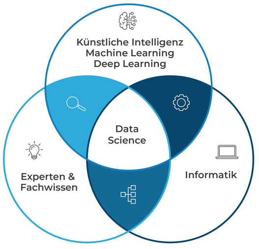 Grafik zu den Disziplinen von Data Science